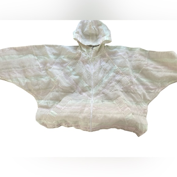 Nike light jacket oversized unique pattern and fabric weave women’s XL - Picture 2 of 11